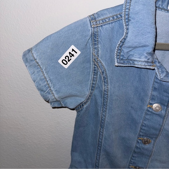 Cat & Jack Light Blue Denim Dress - Picture 6 of 6